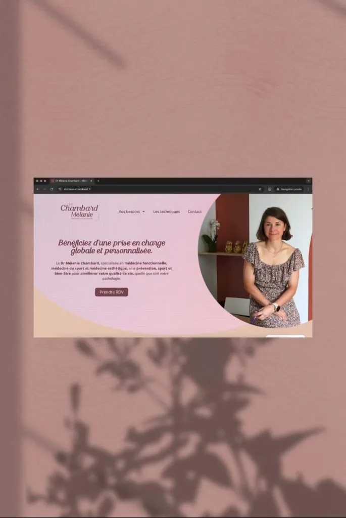 Création de site internet pour médecin en médecine fonctionnelle à Escurolles (Allier)