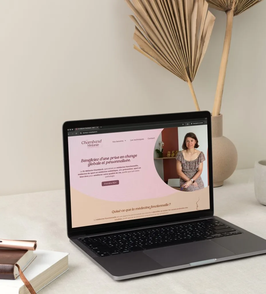 Création de site internet médical pour médecin en médecine fonctionnelle – Dr Mélanie Chambard